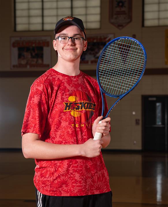 Senior Tennis Player